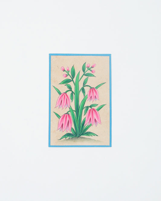 Miniature Painting Postcard (Pink)