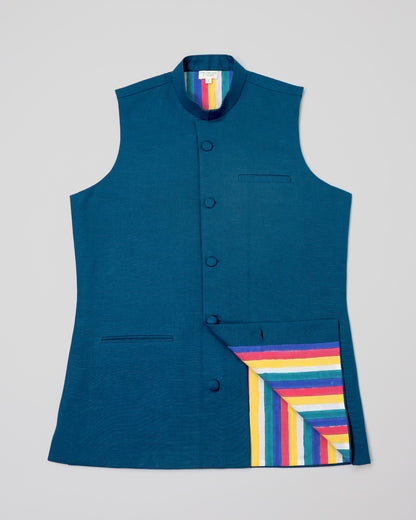 Nehru Jacket (Blue)