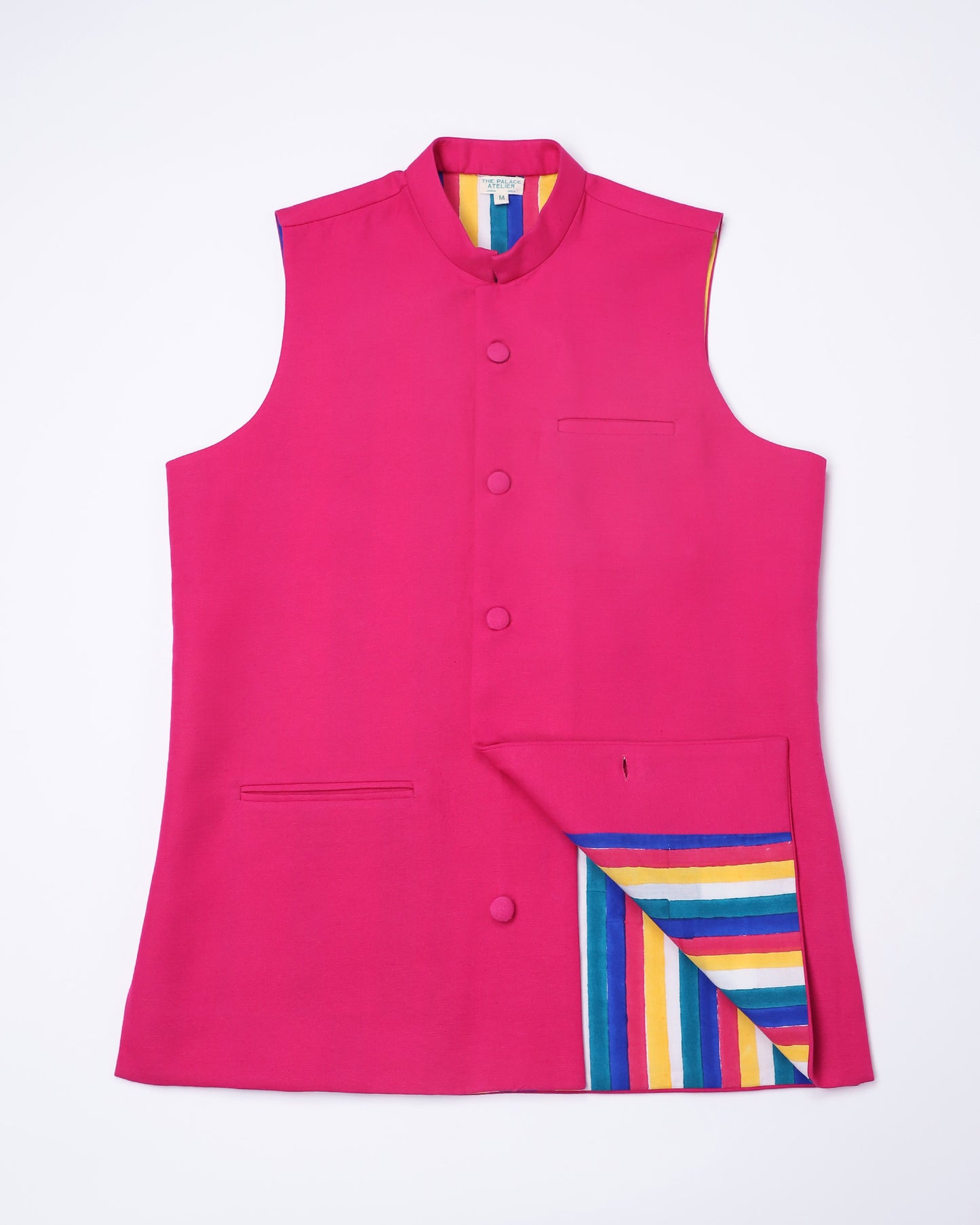 Nehru Jacket (Hot Pink)