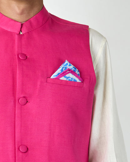 Chhavi Niwas Pocket Square (Pink)