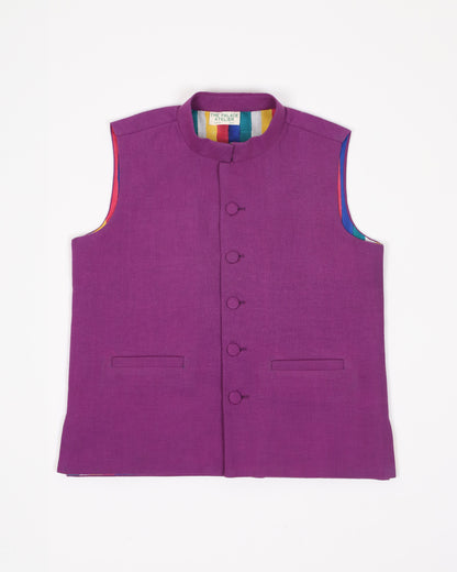 Nehru Jacket (Purple)