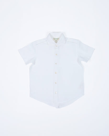 Wing-Tip Collar Shirt (White)