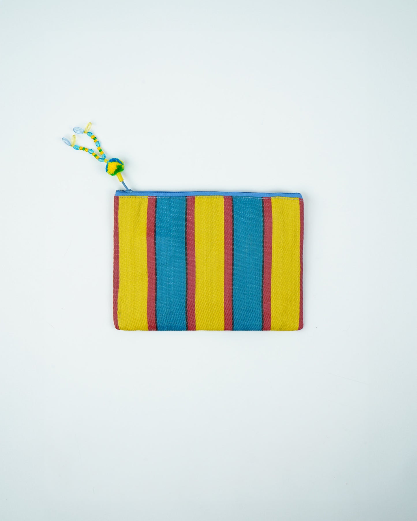 Nylon Pouch (yellow & blue)