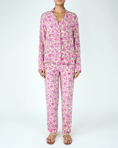 Printed Pyjama Set (Pink)