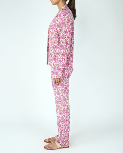 Printed Pyjama Set (Pink)