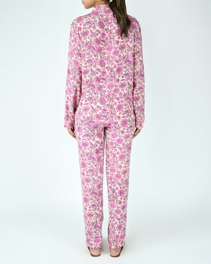 Printed Pyjama Set (Pink)