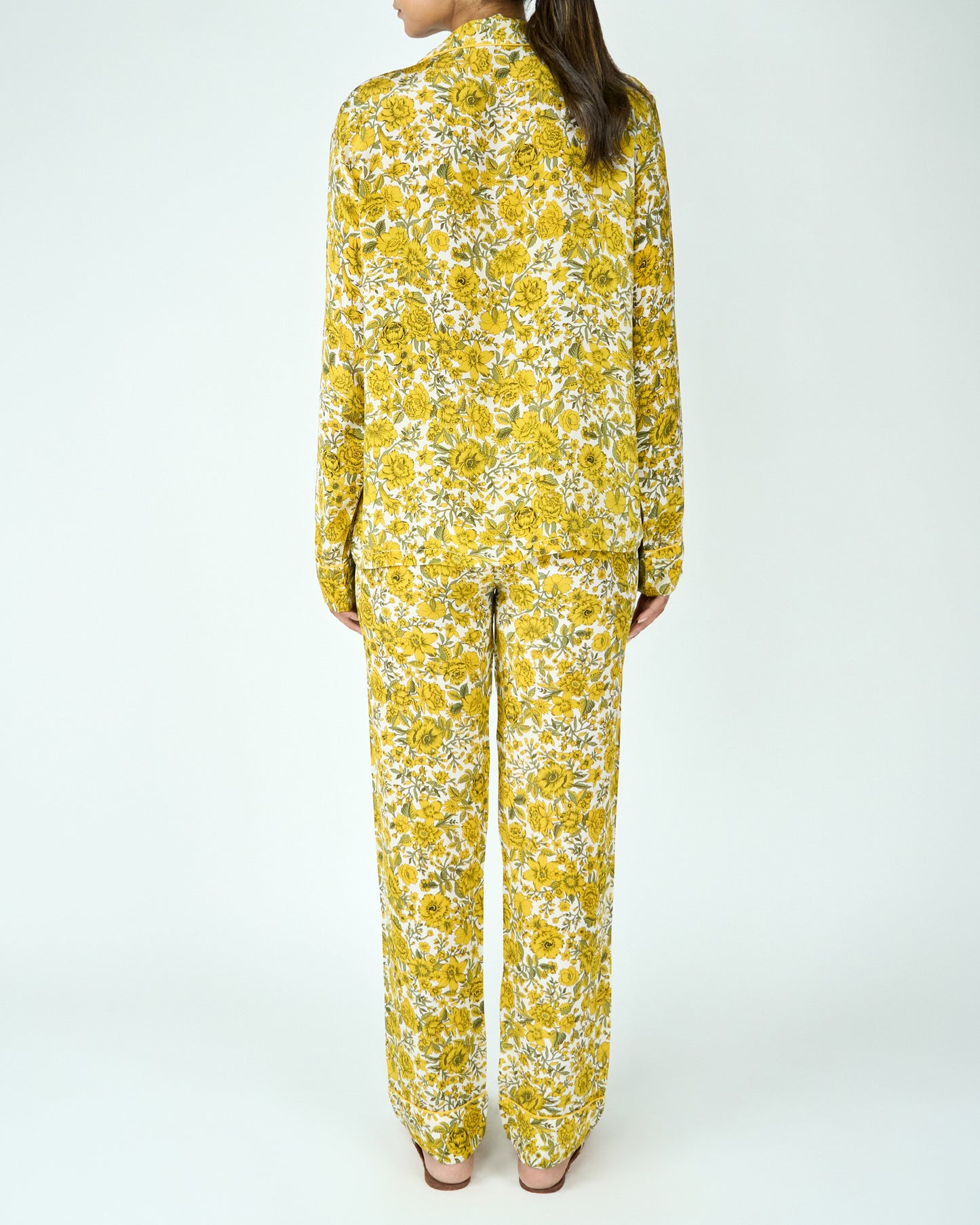 Printed Pyjama Set (Yellow)