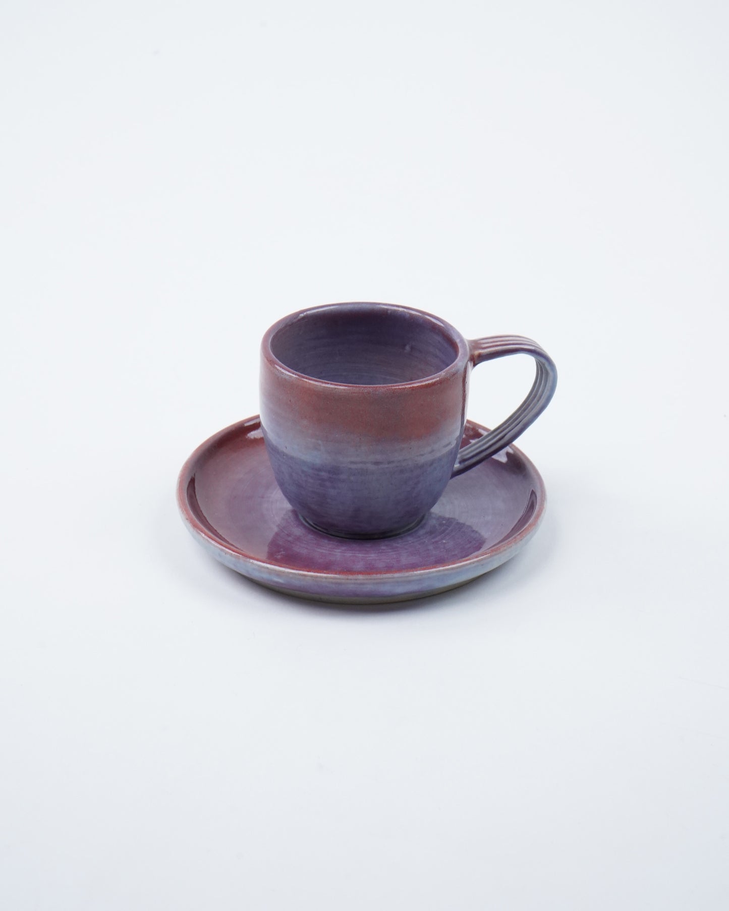 Cup & Saucer Set (Pink & Purple)