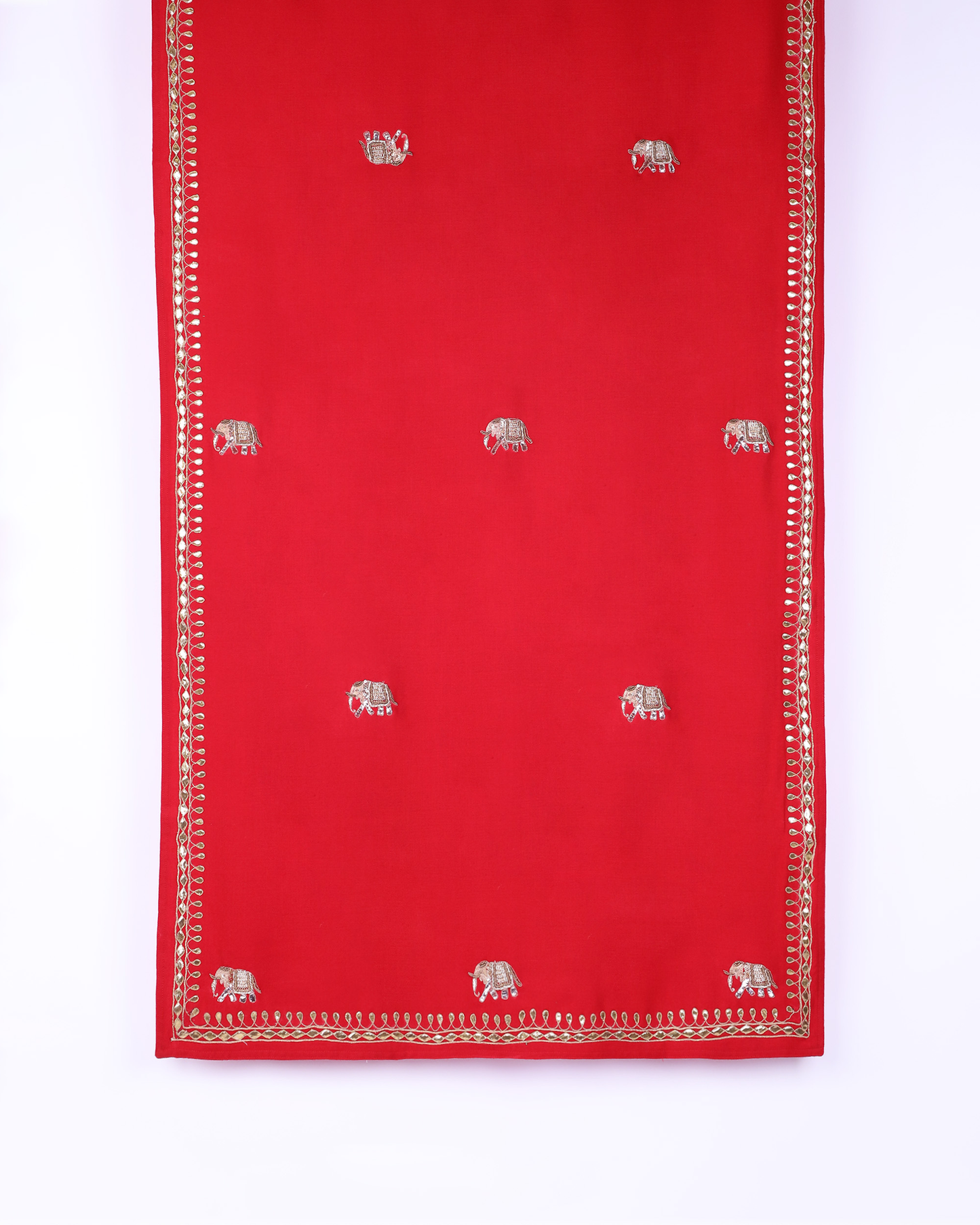 Elephant Stole (Red)