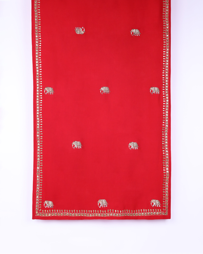 Elephant Stole (Red)