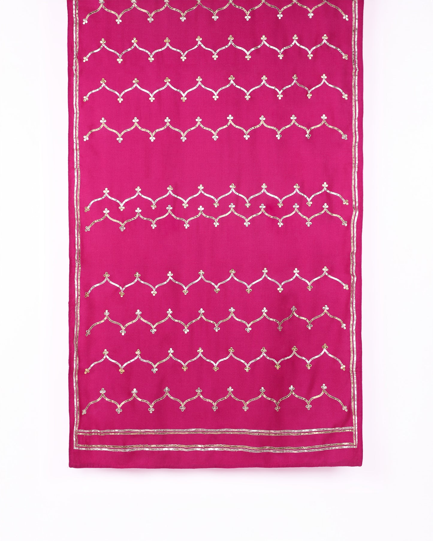 Zig-Zag Stole (Hot Pink)