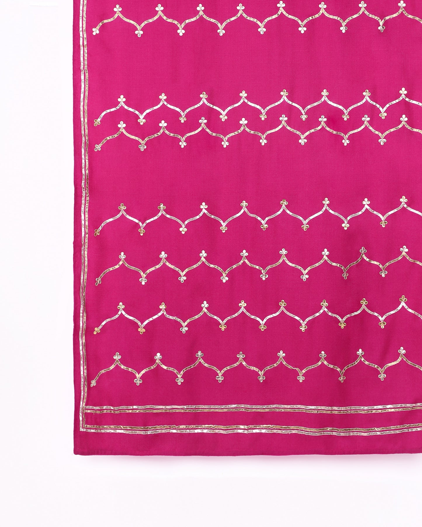 Zig-Zag Stole (Hot Pink)