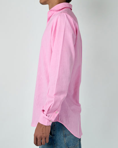 Wing Tip Collar Shirt (Pink)