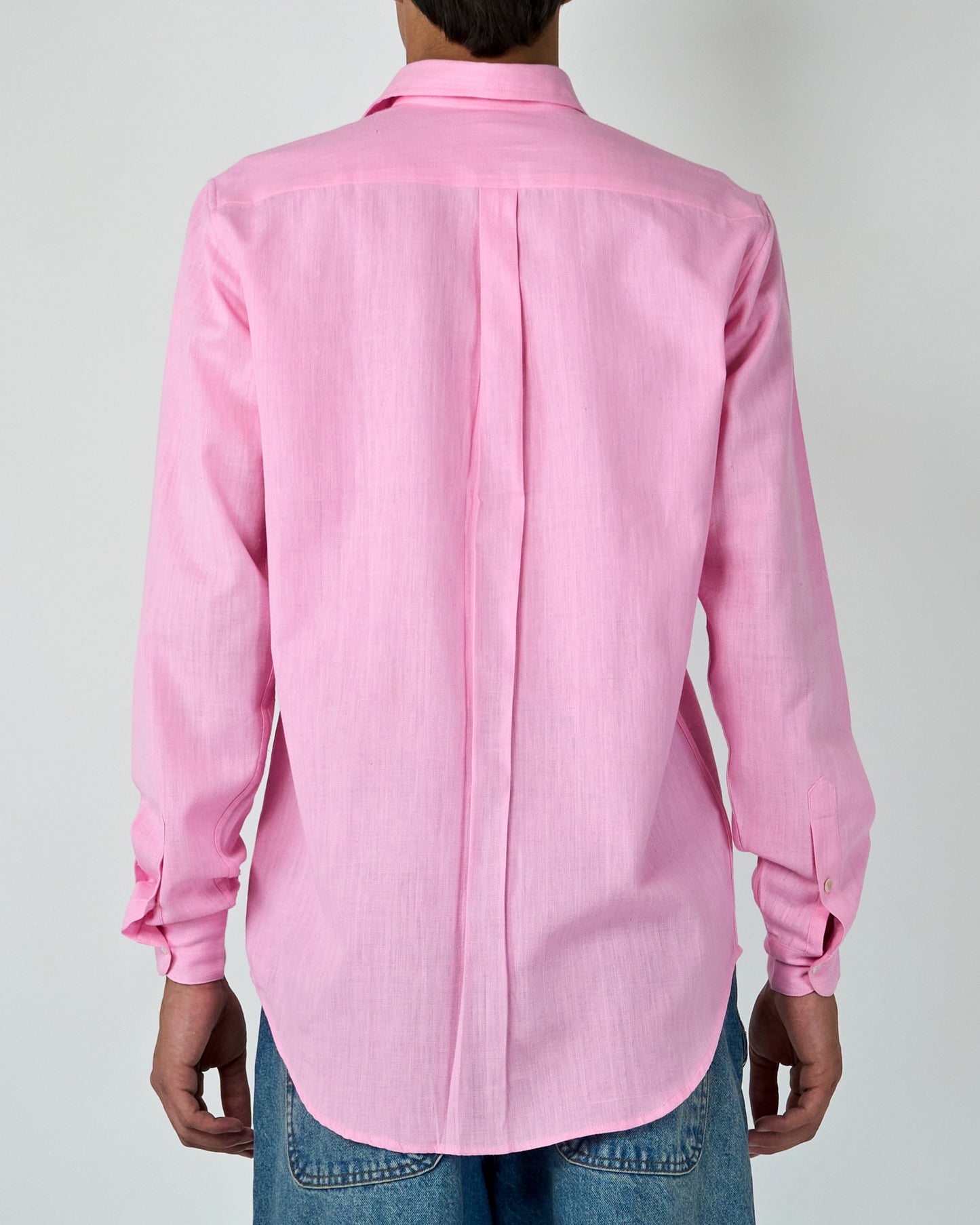 Wing Tip Collar Shirt (Pink)