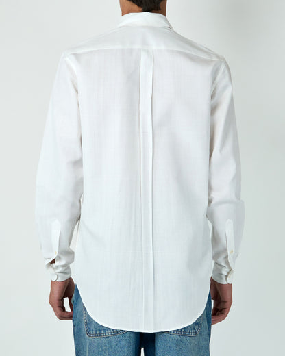 Wing Tip Collar Shirt (White)