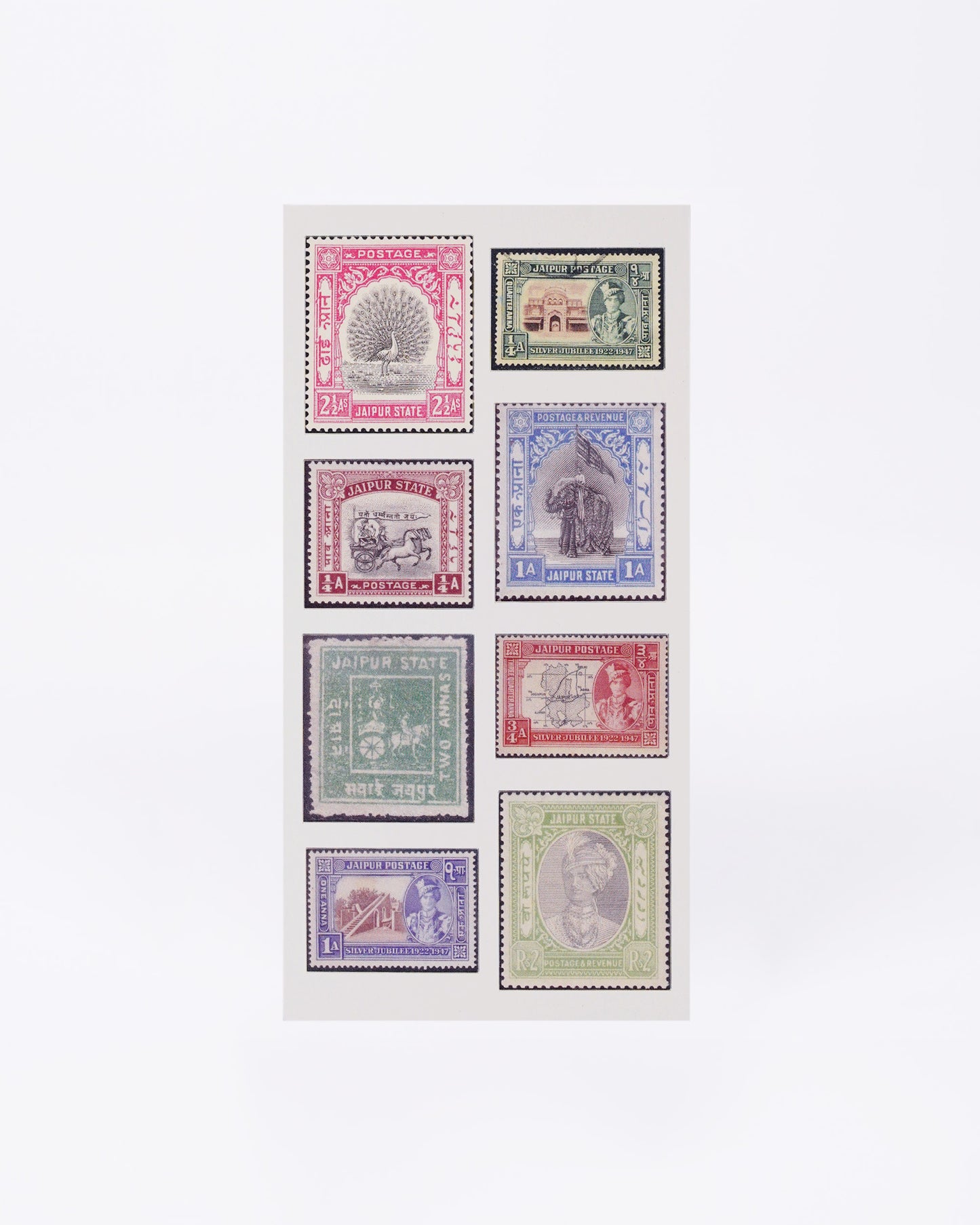 Stickers- Jaipur State Stamp