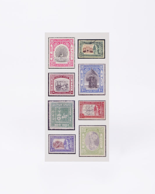 Stickers- Jaipur State Stamp