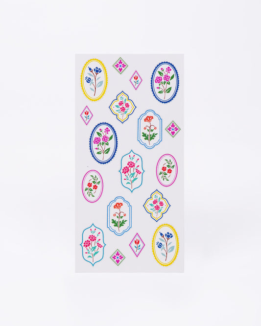 Stickers- Vintage Flower Motifs