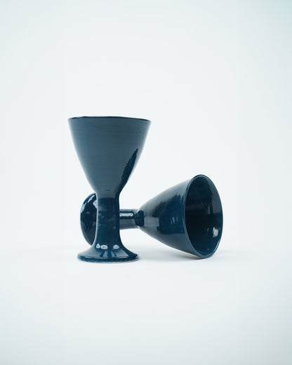 Goblet Ceramic (Navy Blue)