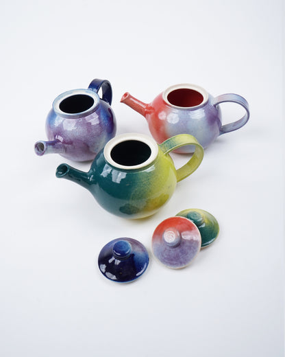 Teapot (Green & Yellow)