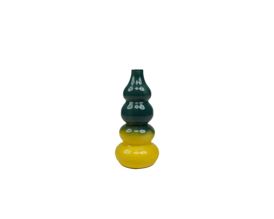 Green & Yellow 4 Layer Vase